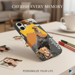 Custom Instagram Photo Collage Personalised Name iPhone 16 Case