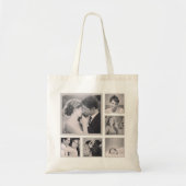 Custom Instagram Photo Collage Tote Bag (Front)