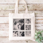Custom Instagram Photo Collage Tote Bag<br><div class="desc">Add six of your favourite Instagram photos to create a beautiful unique photo collage tote bag. Click Customise It to move photos and personalise with your own text to create a unique one of a kind design. Great gift for family and friends!</div>