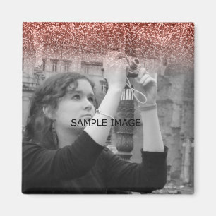 Custom Instagram Photo   Create Your Own Glitter Magnet