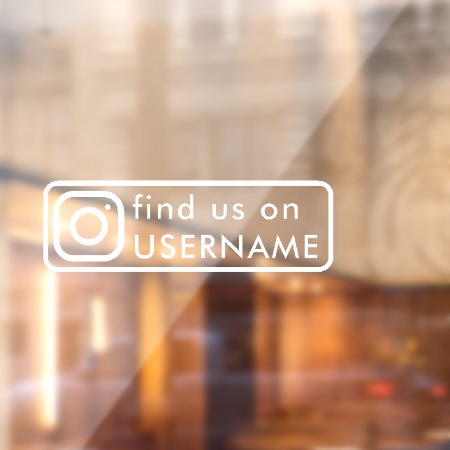 custom instagram social media car window sticker (Sheet 2)