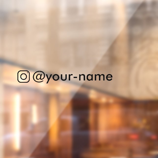 custom instagram sticker for car window sticker (Sheet 2)