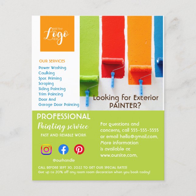 Custom Interior Design Flyer – Business Poster (Front)