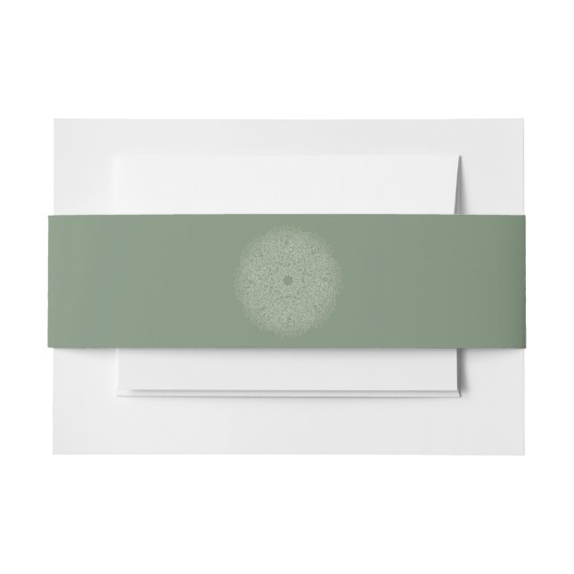 Custom Invitation Belly Band (Front Example)