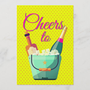 Custom Invitation, Polka Dots, Birthday Party Invitation