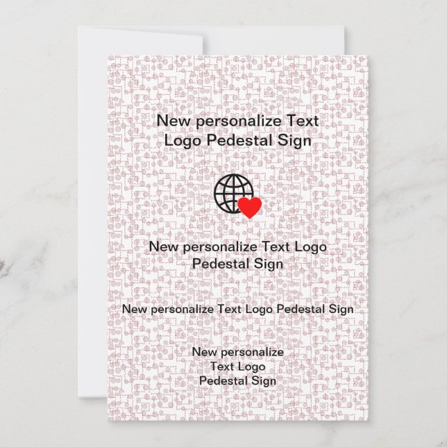 Custom Invitations | Elegant 5x7 Flat Cards (Front)