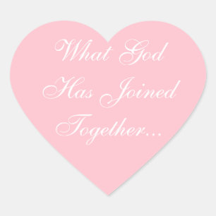 Custom Invites Bubble Gum Pink Heart Sticker