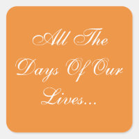 Custom Invites Cadmium Orange