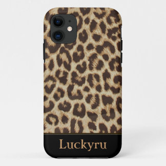Custom iPhone 5 Leopard Print Case