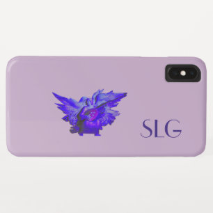 Custom iPhone Case Design, Cute Purple Angel Gift
