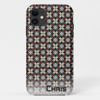 Custom Iphone grey black white cellphone case