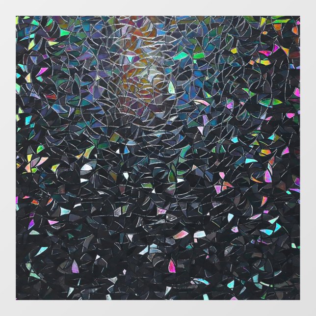 Custom Iridescent Abstract Stained Glass Pattern (Sheet)