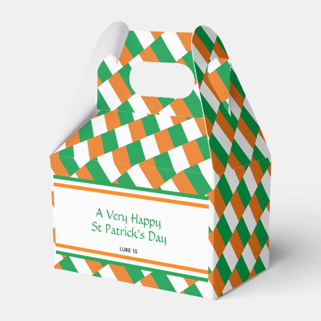 Custom Irish Flag Favour Box (Front Side)