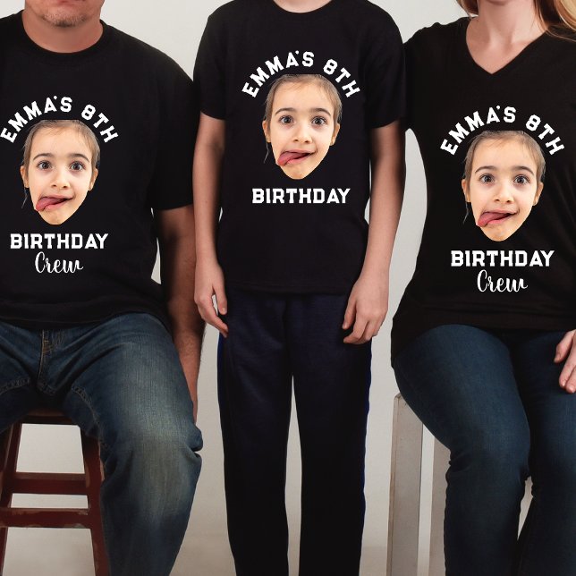 Custom It's My Birthday Face Name and Age Funny T-Shirt (Creator Uploaded)