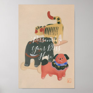 CUSTOM．Japanese Ukiyo-e Style Wall Art 
