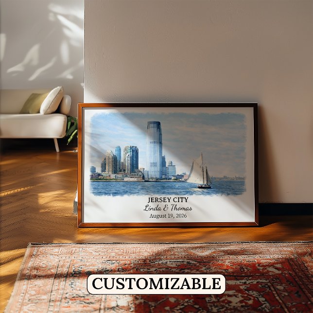 Custom Jersey City Wall Art, New Jersey Poster (Creator Uploaded)