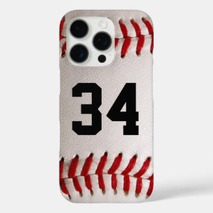 Custom Jersey Number Baseball Player Design iPhone 16 Pro Case