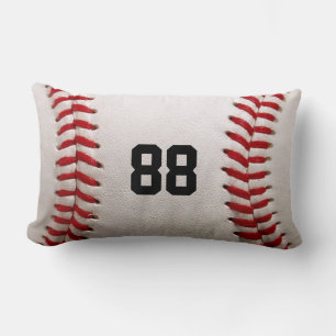 Custom Jersey Number Baseball Player Design Lumbar Cushion