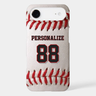 Custom Jersey Number & Name Baseball Player Design