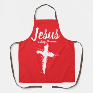 Custom Jesus Apron - Personalised Christian Gift