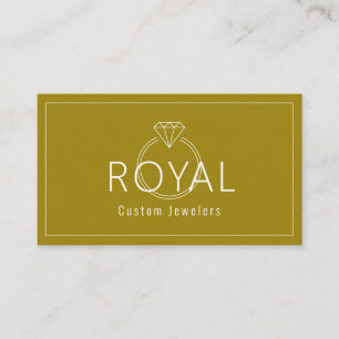 Custom Jewelers, Jewellery repair, Shop, Diamond Business Card