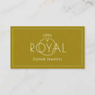 Custom Jewelers, Jewellery repair, Shop, Diamond Business Card