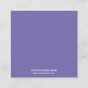 Custom Jewellery Earring Display Cards