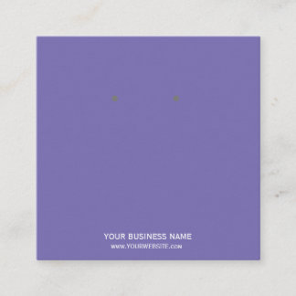 Custom Jewellery Earring Display Cards