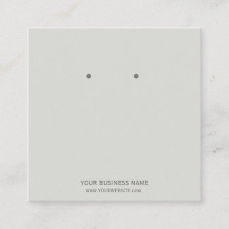 Custom Jewellery Earring Display Cards
