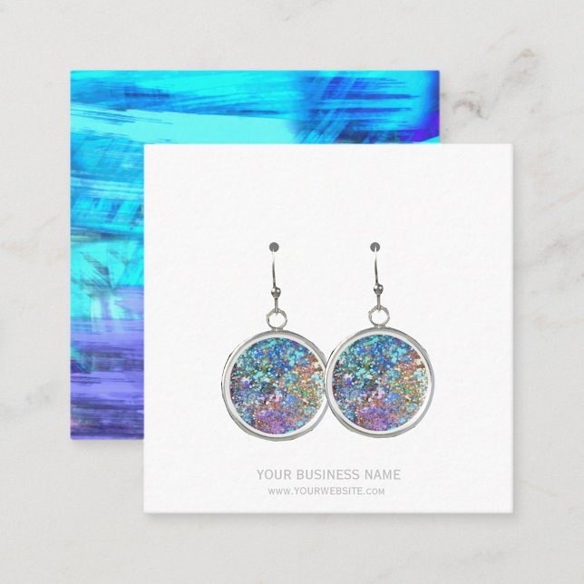 Custom Jewellery Earring Display Cards (Custom Jewelry Earring Display Cards for the Crafter or Artisan Jewelry Maker to display earrings)