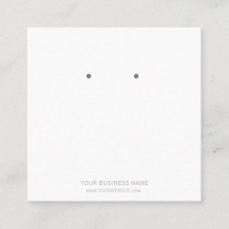 Custom Jewellery Earring Display Cards