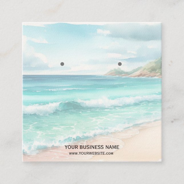 Custom Jewellery Earring Display Cards (Front)