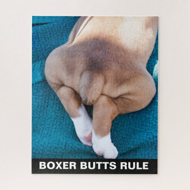 Custom Jigsaw Puzzles- Picture Boxers Butt Puzzle (Vertical)