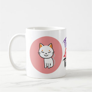 Custom Kawaii Cat Mug Cute Personalised Gift