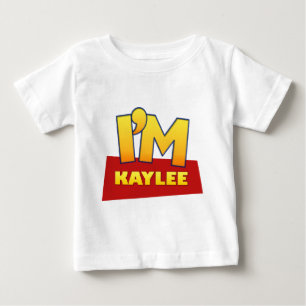 custom KAYLEE comic logo shirt