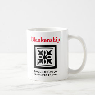 Custom Keepsake Family Reunion Crest Placeholder Coffee Mug