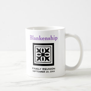 Custom Keepsake Family Reunion Crest Placeholder Coffee Mug
