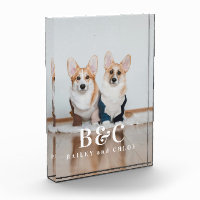 Custom Keepsake Pet Dog Photo with Names 