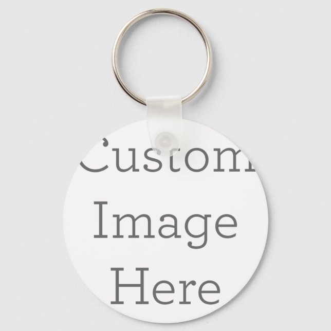 Metal Circle Keychain, 5.08 cm (Front)