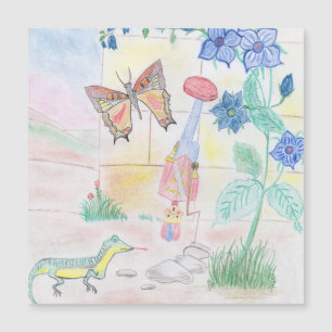 Custom Kids Artwork, Nutcracker toy, butterfly, 