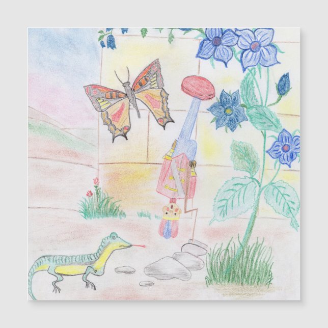 Custom Kids Artwork, Nutcracker toy, butterfly,  (Front)