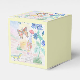 Custom Kids Artwork, Nutcracker toy, butterfly,  Favour Box