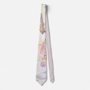 Custom Kids Artwork, Nutcracker toy, butterfly, Tie