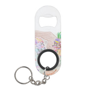 Custom Kids Artwork, two cute mouse, flowers....