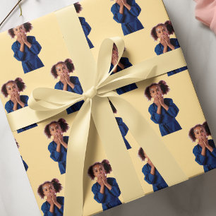 Custom Kids Birthday Photo   Fun Personalized Wrapping Paper