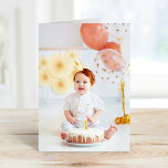 Custom Kids Birthday Photo Thank You Card<br><div class="desc">Express your gratitude with a custom-printed thank you card featuring a sweet photo from your child's birthday celebration. This personalised card beautifully captures the joy of the occasion, making it a meaningful way to show appreciation to family and friends. With high-quality printing, every smile and moment is vividly preserved, turning...</div>