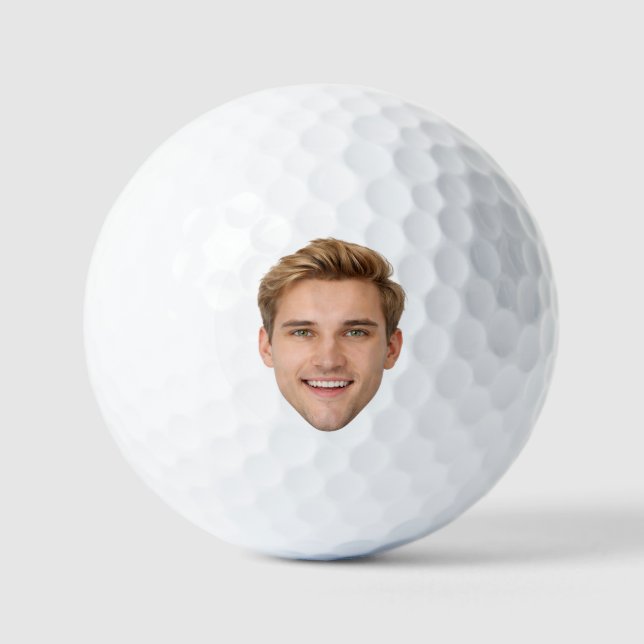 Custom kids Face Funny  Party Personalised  Golf Balls (Front)