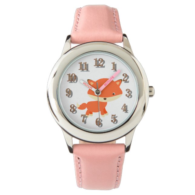Custom Kids Fox Watch 1079 By Zazz_it (Front)