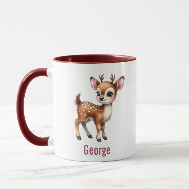 Custom kid's mug with animal design (Left)