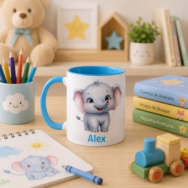 Custom kid's mug with animal design (Creator Uploaded)